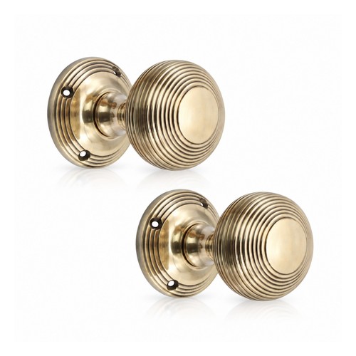 Door knobs pair vintage - door,
