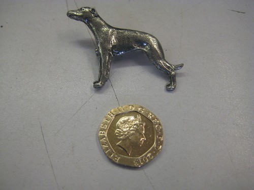 Greyhound whippet pewter - greyhound/whippet,