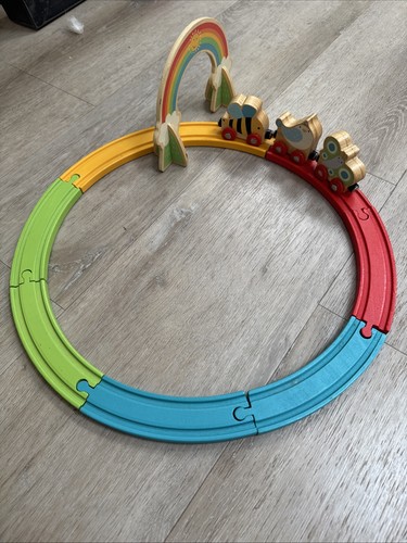 Elc wooden animal - animal, rainbow