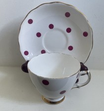 Royal Vale Crimson Polka Dot