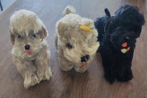 Vintage steiff dogs - vintage,
