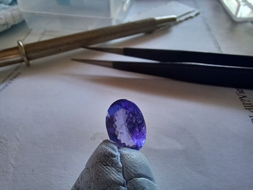Loose tanzanite gem stone - tanzanite,