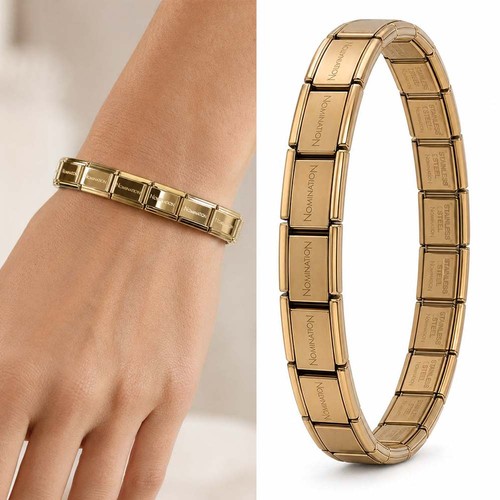 Gold classic bracelet - 18, links