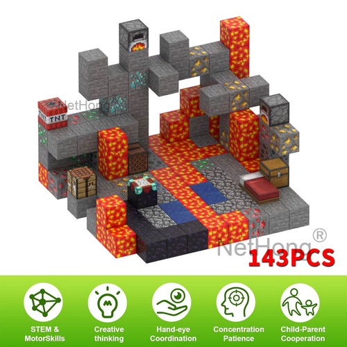 Minecraft magnetic building - minecraft,