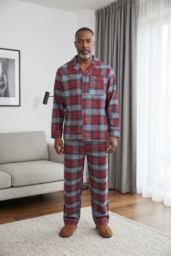 Mens pyjamas flannel - mens, brush