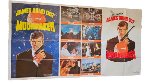 Huge rare james bond - james, moonraker