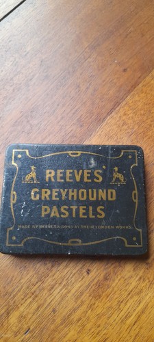 1930 reeves greyhound pastel - 1930,s,