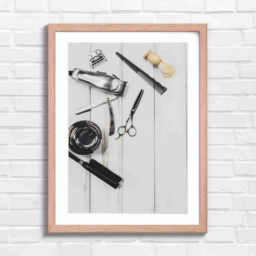 Barber tools vintage - vintage, shaving