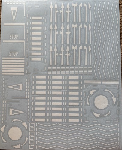 Gauge road markings - oo,