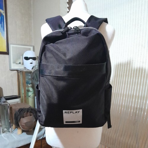 Replay black backpack - replay,