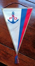 Lovely vintage sailing pennant - vintage,