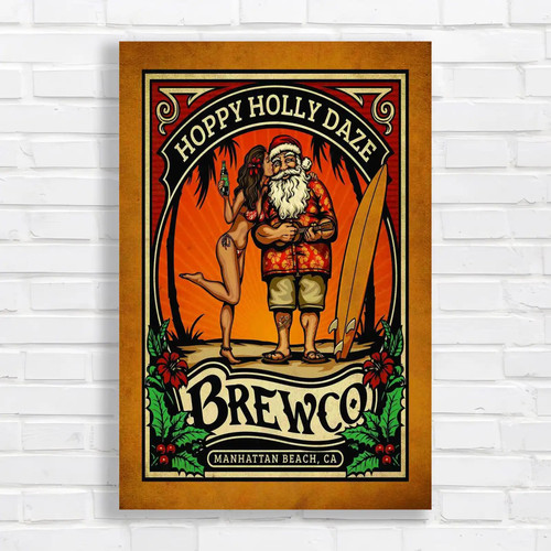 Retro holly daze - holly, beach