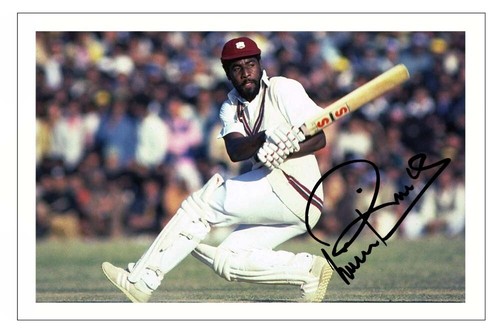 Viv richards signed autograph - viv,