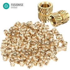 Thread knurled brass - m4,