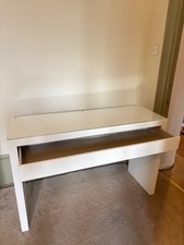 White IKEA MALM Desk /