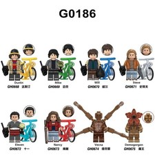 Stranger Things  Halloween Custom Lego Minifigure Horror toy mini figure x 8