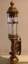 19C GWR Brass Carriage Candle Lamp Great Western Railway Wall mounted Railwayana