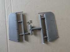 AIRFIX JUNKERS JU87 STUKA RUDDER AND 2 HINDGES DARK GREY 1/24 Scale