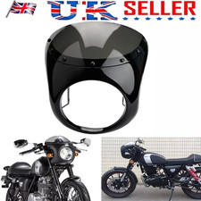 Black universal motorcycle - 7",