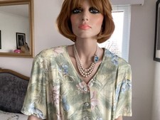 Vintage Dress By Eugen Klein Lovely Style Padded Shoulders 