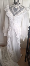 Vintage 1980's Wedding Dress