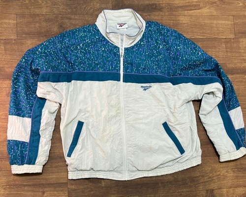 Vintage reebok windbreaker - reebok,
