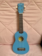 Stretton Payne Blue Ukulele with bag and strap and Plectrum, never been used
