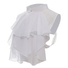 Women Ruffled False Collar