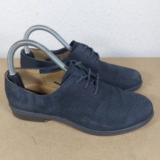 Hotter Comfort Concept Cornwall Suede Oxford Derby Shoes Navy Size 4.5 Ladies