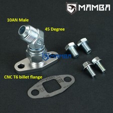 45 Deg 10AN Turbo Oil Return