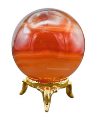 Carnelian Crystal Sphere Ball