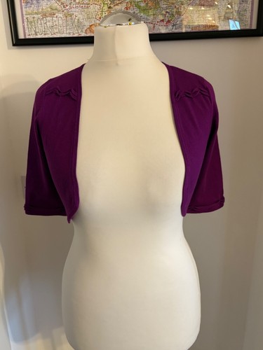 Coast purple bolero cardigan - purple,