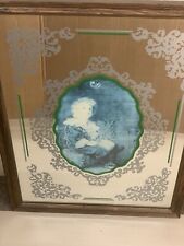 vintage printed mirror featuring “Bubbles”