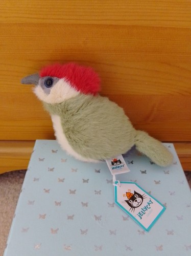 Jellycat birdling woodpecker - birdling,