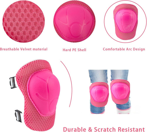 Pcs pink kids knee - pink, pads