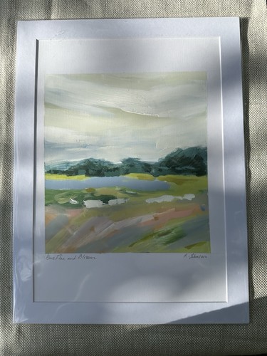 Original landscape oil - original,