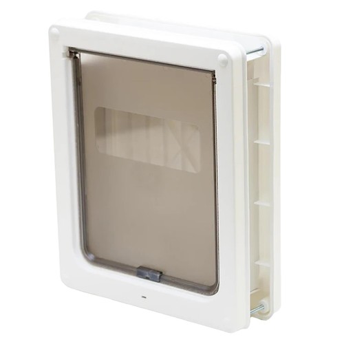 Dog flap medium white - white, cat