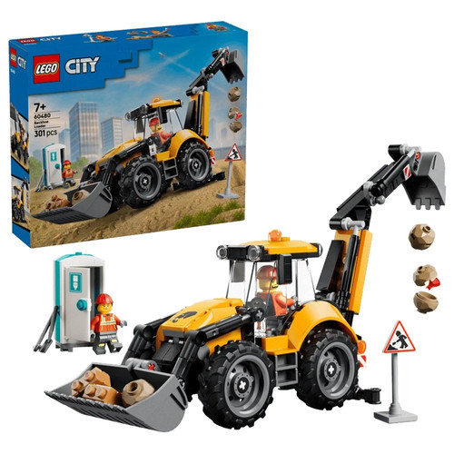 Lego 60480 city backhoe - lego,