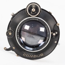 Wray Lustrar 184mm f/4.5  Large Format Lens in Compur Shutter - Good Condition