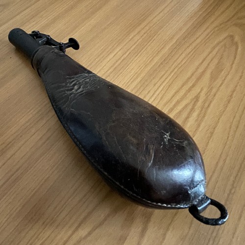 Vintage 22cm leather shot - vintage,