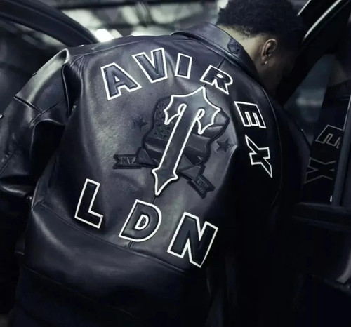 Men avirex black - men's, bomber