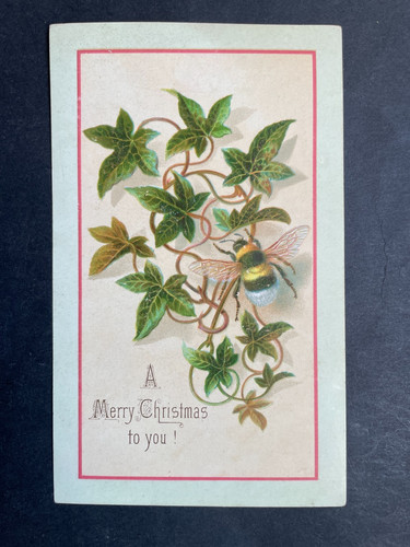 Victorian greeting card xmas - victorian,