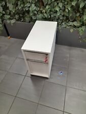 LEXUS WHITE OFFICE UNDER DESK PEDESTAL DRAWERS FILING A/4 DRAWER &1 KEY