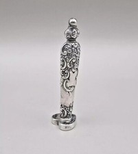 Antique Sterling Silver Wax