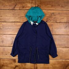 Vintage Pacific Trail Outdoor Jacket M 90s Gorpcore Hooded Parka Coat Blue
