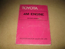 Toyota OEM workshop repair manual 4M engine Cressida Crown 1977