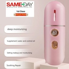 UK Portable Electric Face Facial Steamer Skin Spa Pores Steam Sprayer Mist Sauna