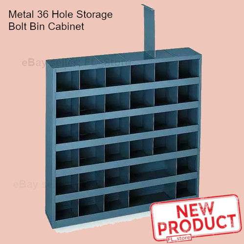 Metal hole storage bolt - metal, bin