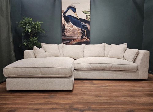 Designer label lhf chaise sofa - label,