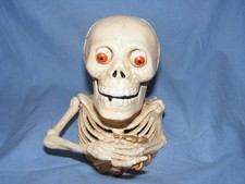 Skeleton money box cast iron - skeleton,
